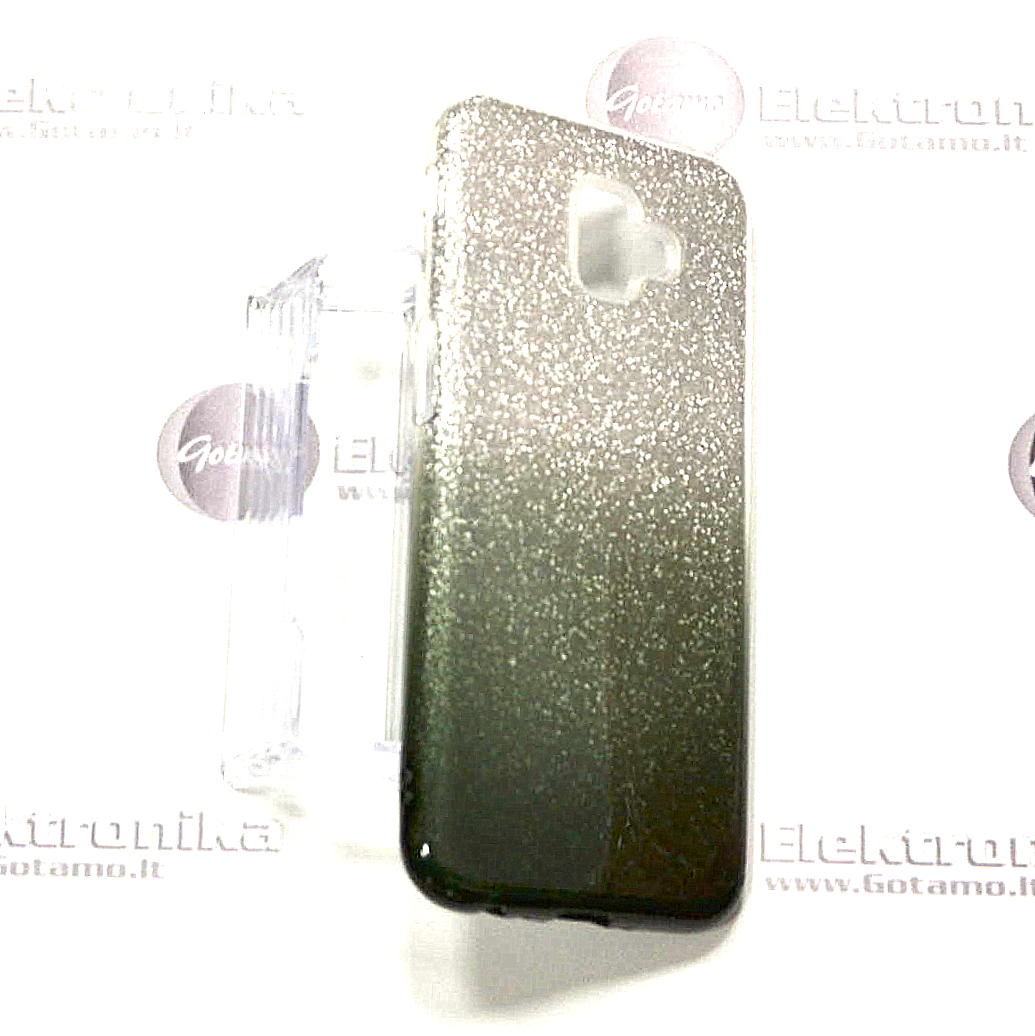 iLLuminaTe silikoninis dėklas nugarėlė Samsung Galaxy J6+ (2018) telefonams sidabro spalvos 2 ILLuminaTe dėklas Samsung Galaxy J6+ (2018) – nuotrauka 2