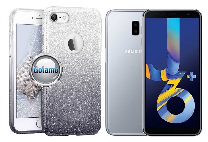 ILLuminaTe dėklas Samsung Galaxy J6+ (2018) sidabro spalvos