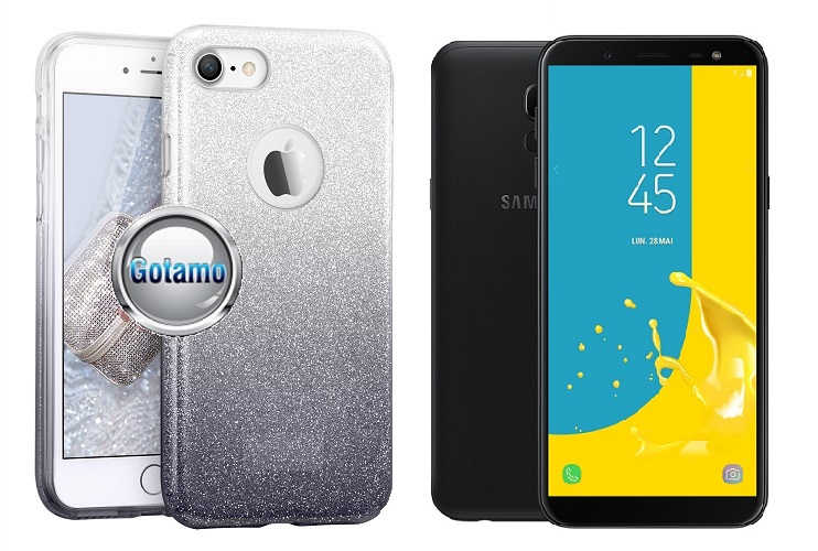 ILLuminaTe dėklas Samsung Galaxy J6 (2018) sidabro spalvos