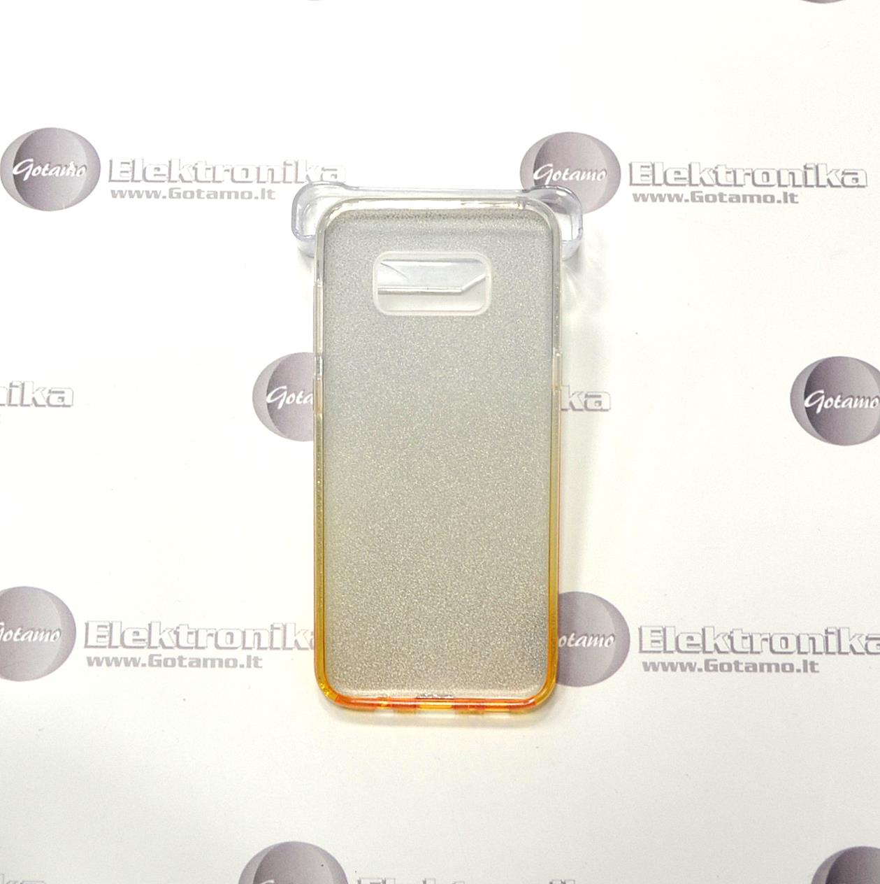 iLLuminaTe silikoninis dėklas nugarėlė Samsung Galaxy S8+ telefonams aukso spalvos 2 ILLuminaTe dėklas Samsung Galaxy S8+ – nuotrauka 2