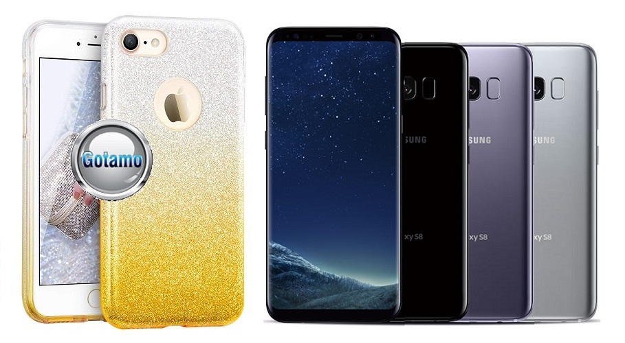 ILLuminaTe dėklas Samsung Galaxy S8 aukso spalvos