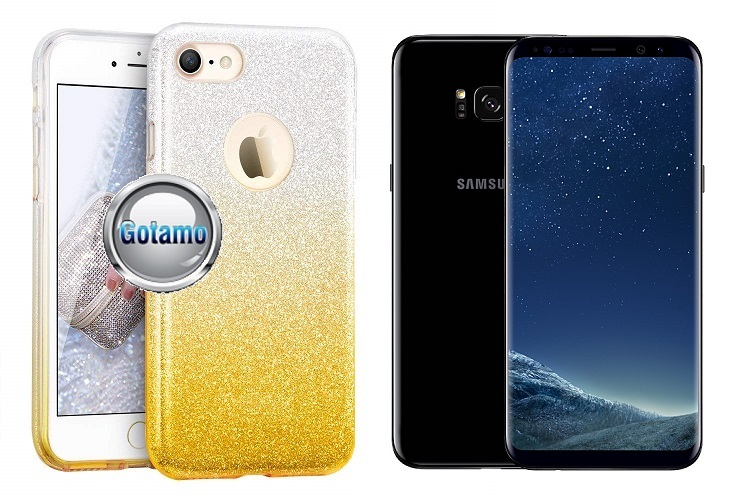 ILLuminaTe dėklas Samsung Galaxy S8+ aukso spalvos