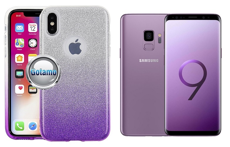 ILLuminaTe dėklas Samsung Galaxy S9 violetinės spalvos