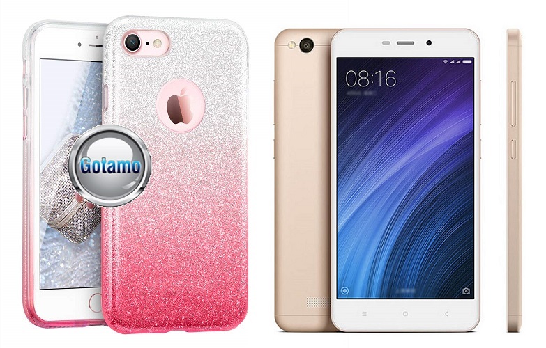 iLLuminaTe silikoninis dėklas nugarėlė Xiaomi Redmi 4A telefonams rožinės spalvos