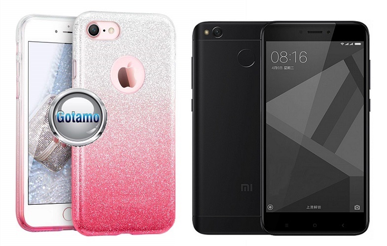 iLLuminaTe silikoninis dėklas nugarėlė Xiaomi Redmi 4X telefonams rožinės spalvos