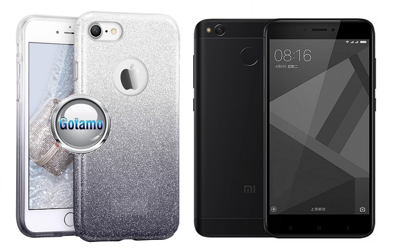 iLLuminaTe silikoninis dėklas nugarėlė Xiaomi Redmi 4X telefonams sidabro spalvos