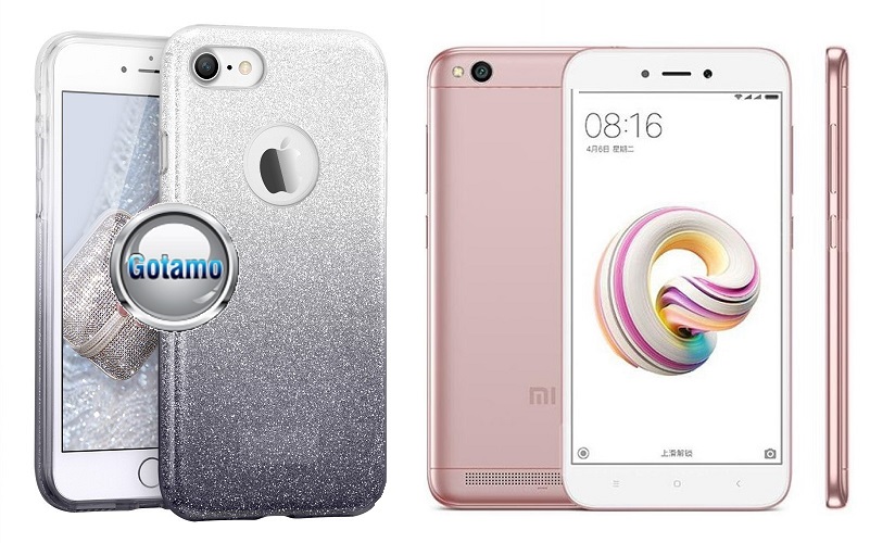 iLLuminaTe silikoninis dėklas nugarėlė Xiaomi Redmi 5A telefonams sidabro spalvos