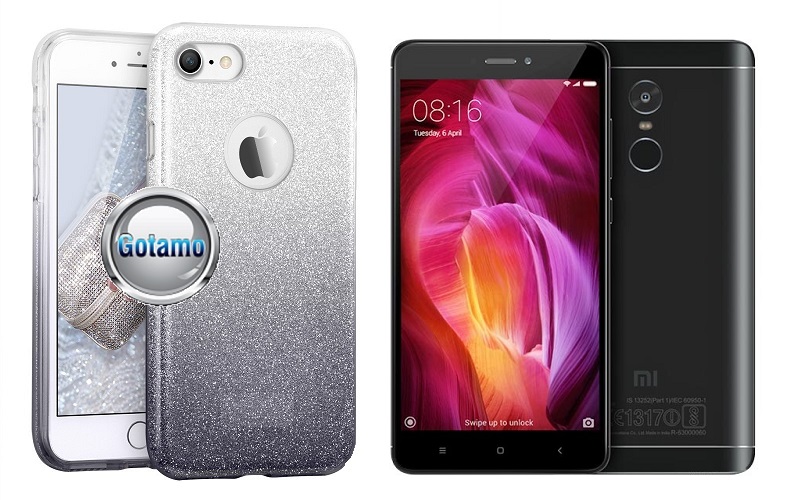 iLLuminaTe silikoninis dėklas nugarėlė Xiaomi Redmi Note 4, Xiaomi Redmi Note 4X telefonams sidabro spalvos
