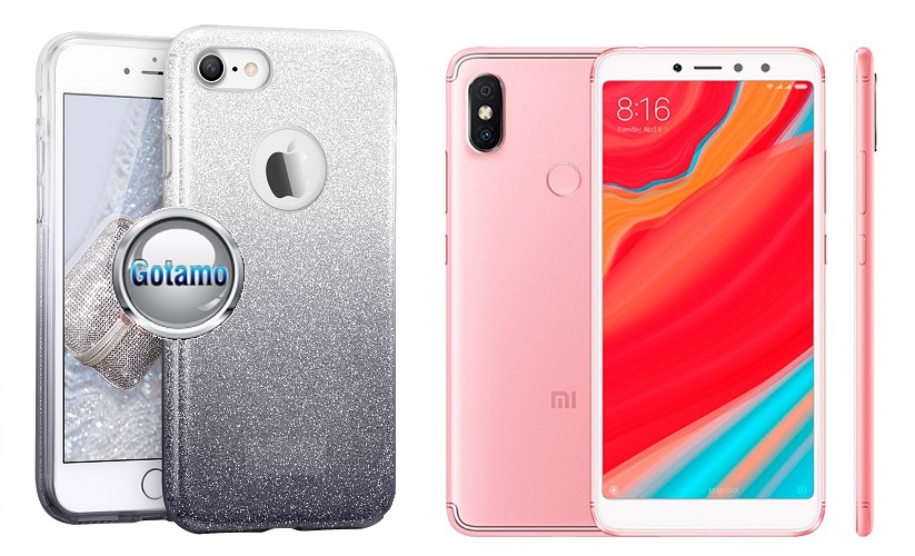 iLLuminaTe silikoninis dėklas nugarėlė Xiaomi Redmi S2 telefonams sidabro spalvos