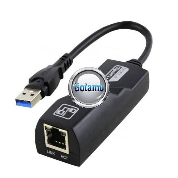 Interneto LAN korta adapteris laidas su USB 3.0