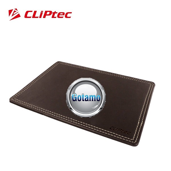 Kilimėlis pelei 210 x 150 x 5 mm Cliptec Leather rudos