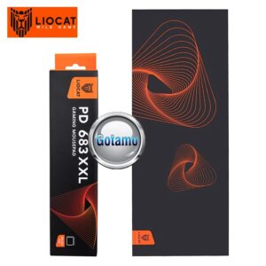 Kilimėlis pelei 800 x 300 x 3 mm – Kilimėlis pelei 800 x 300 x 3 mm Liocat Gaming juodos spalvo