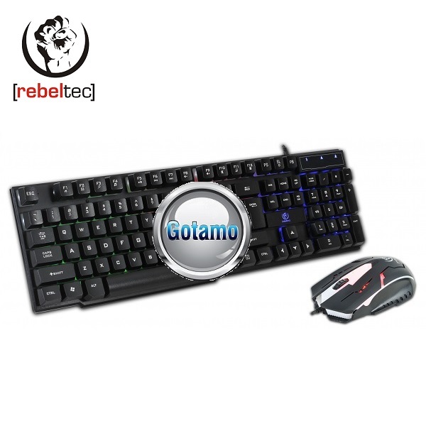 Klaviatūra ir pelė su laidais RebelTec Gaming