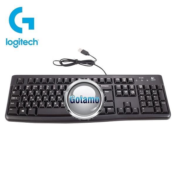 Klaviatūra su laidu Logitech