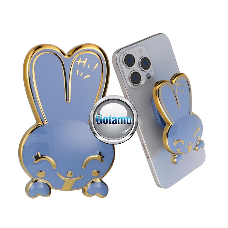 Klijuojamas laikiklis telefonui HappyRabbit mėlyna