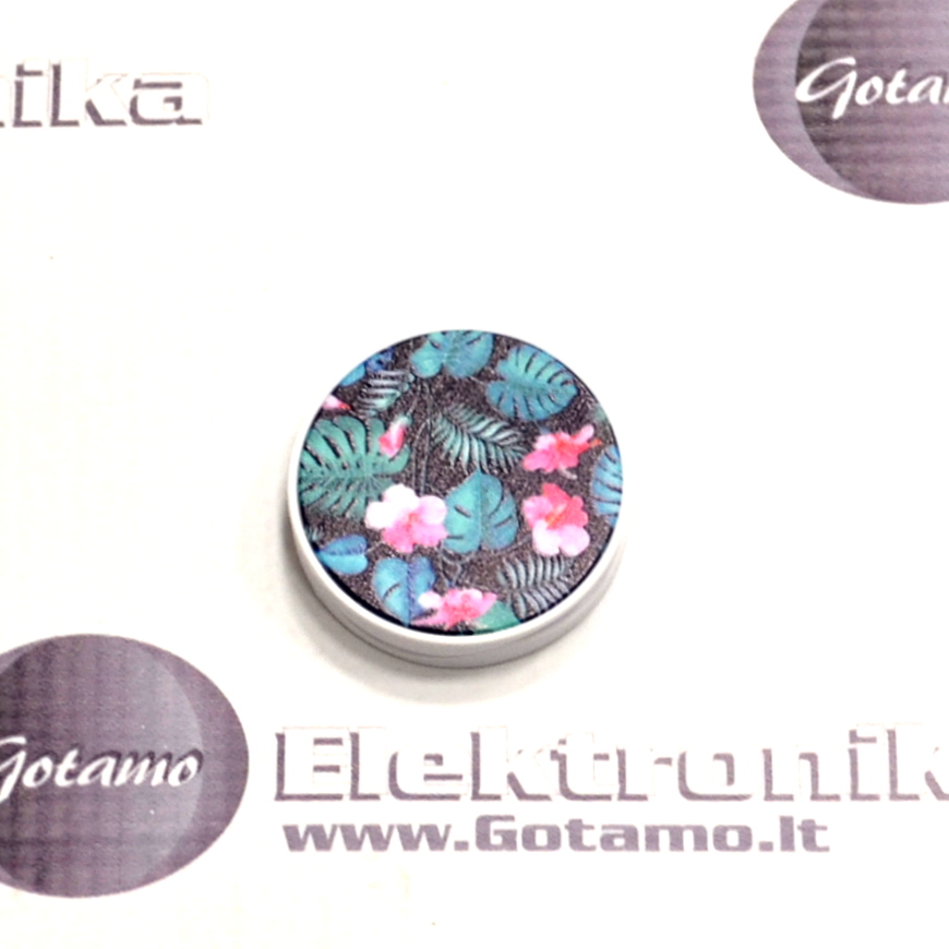 Klijuojamas laikiklis telefonui Pop Socket Monstera 2 Pop Socket laikiklis Monstera telefonui