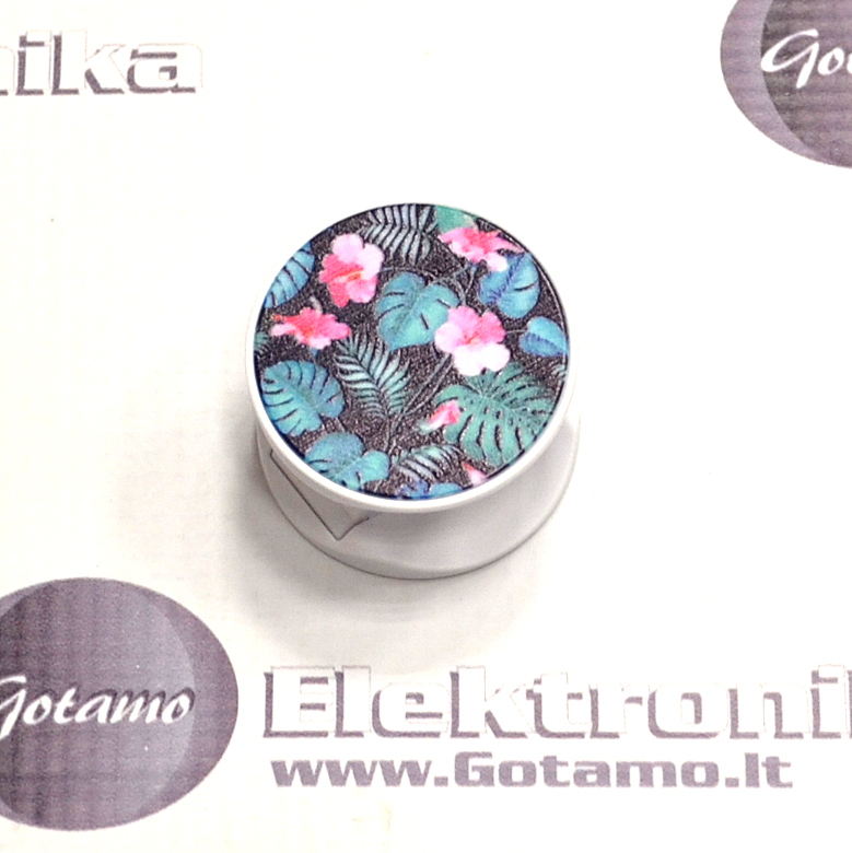 Klijuojamas laikiklis telefonui Pop Socket Monstera 5 Pop Socket laikiklis Monstera telefonui