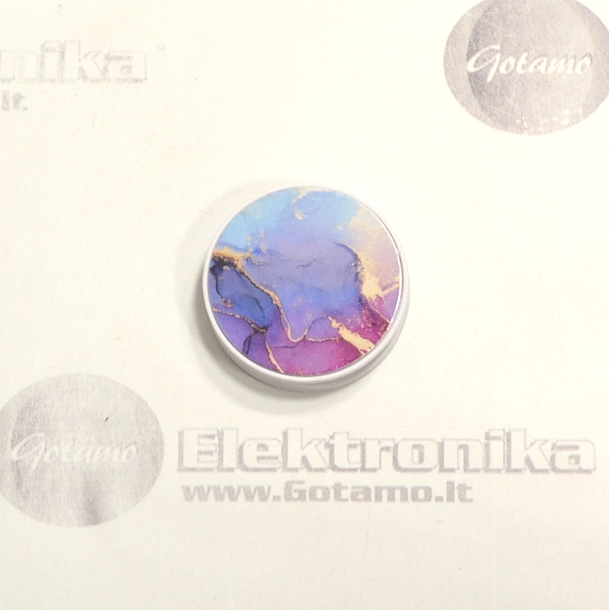 Klijuojamas laikiklis telefonui Pop Socket Purple Marble 2 Pop Socket laikiklis Purple Marble telefonui