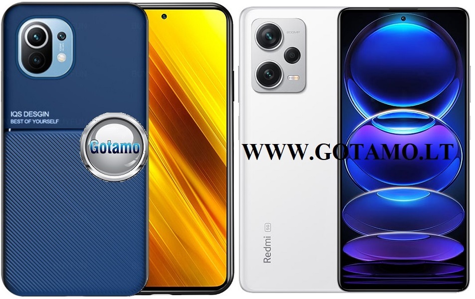 Magnetic Hold dėklas nugarėlė Xiaomi Redmi Note 12 Pro+ (Plus) telefonui mėlynos spalvos