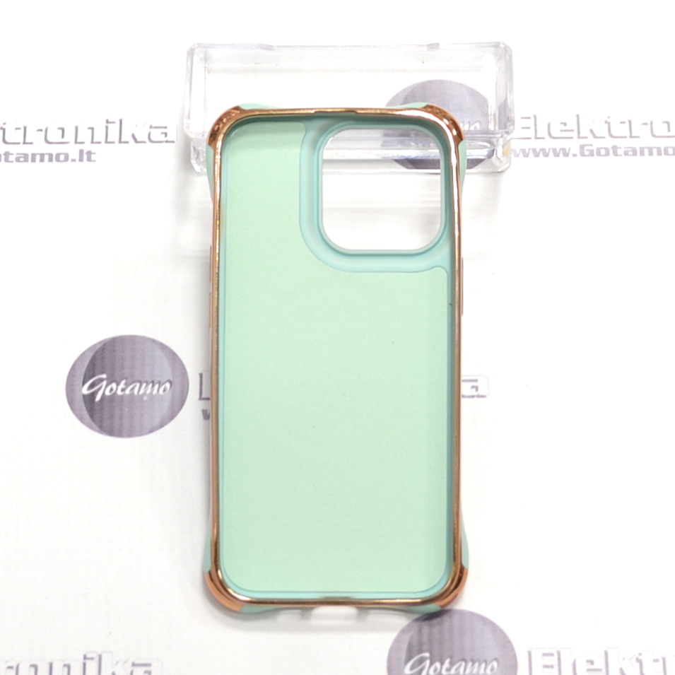 MagSafe Beauty dėklas nugarėlė Apple iPhone 13 Pro telefonui mėtinės spalvos 3 Magsafe beauty deklas Apple iPhone 13 pro metines 3