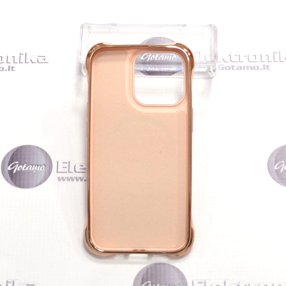 MagSafe Beauty dėklas nugarėlė Apple iPhone 13 Pro telefonui šviesiai oranžinės spalvos 3 Beauty deklas Apple iPhone 13 pro sviesiai oranzines 3