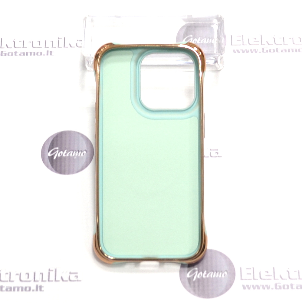 MagSafe Beauty dėklas nugarėlė Apple iPhone 14 Pro telefonui mėtinės spalvos 3 Magsafe beauty deklas Apple iPhone 14 pro metines 3