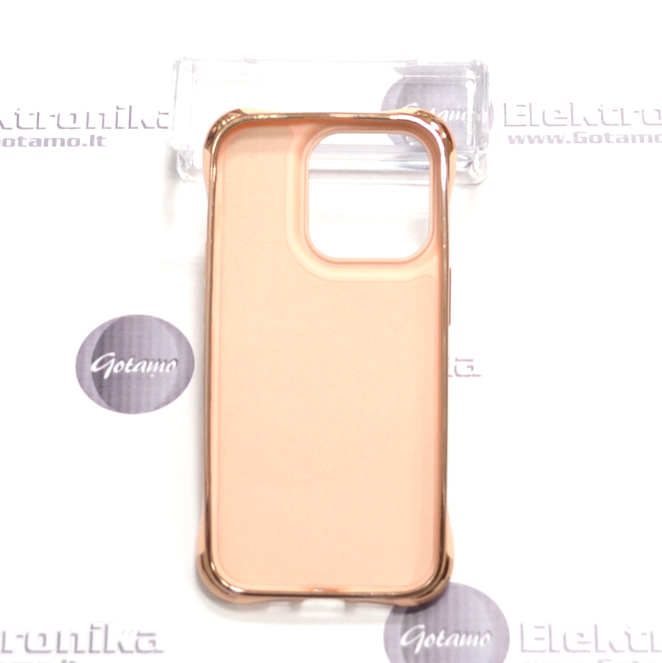 MagSafe Beauty dėklas nugarėlė Apple iPhone 14 Pro telefonui šviesiai oranžinės spalvos 3 Beauty deklas Apple iPhone 14 pro sviesiai oranzines 3