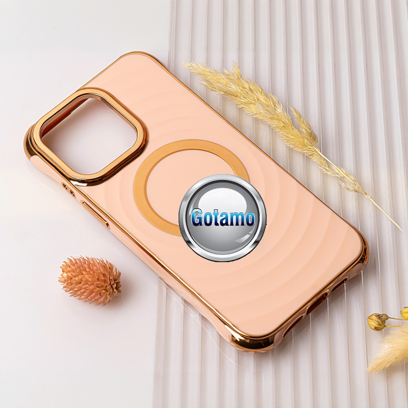 MagSafe Beauty dėklas nugarėlė Apple iPhone 14 Pro telefonui šviesiai oranžinės spalvos 7 Beauty deklas Apple iPhone 14 pro sviesiai oranzines 7