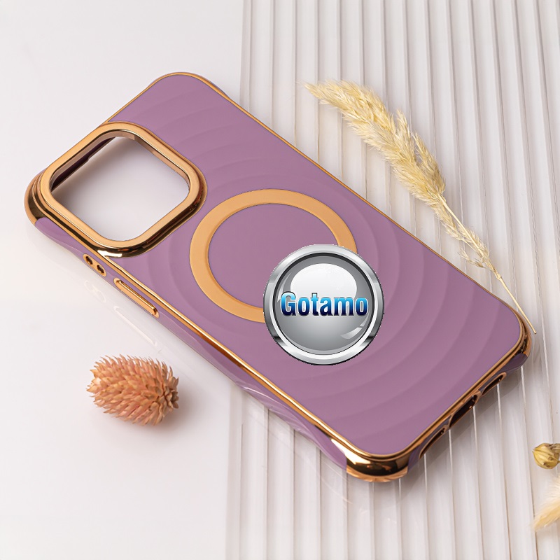MagSafe Beauty dėklas nugarėlė Apple iPhone 14 Pro telefonui violetinės spalvos 7 Magsafe beauty deklas Apple iPhone 14 pro violetines 7