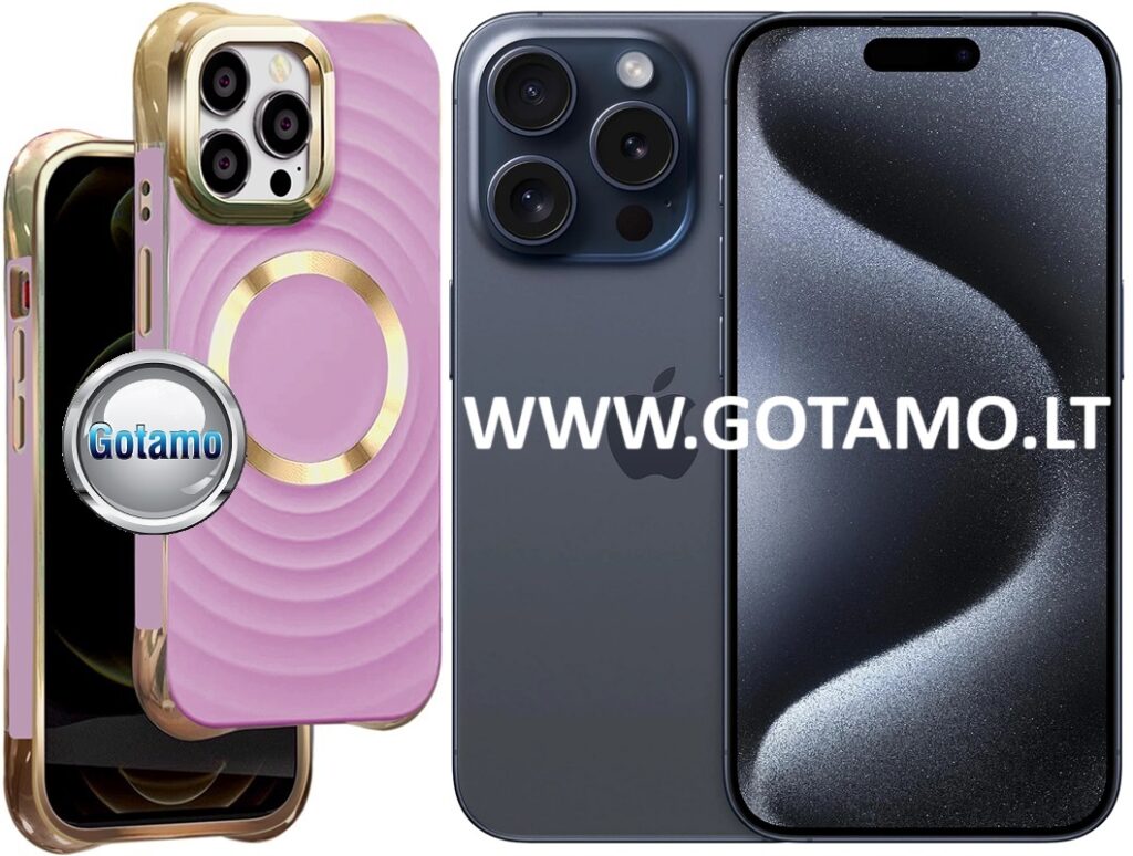 Magsafe beauty deklas Apple iPhone 15 pro violetines