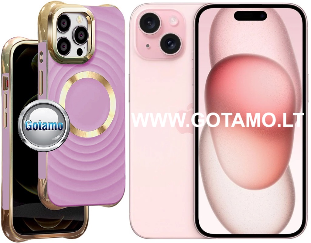 Magsafe beauty deklas Apple iPhone 15 violetines