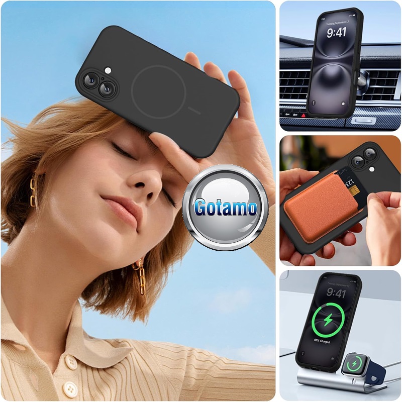 MagSafe Gen3 dėklas nugarėlė Apple iPhone 16 Pro – Juodas 6 Magsafe gen3 deklas Apple iPhone 16 pro juodas 6