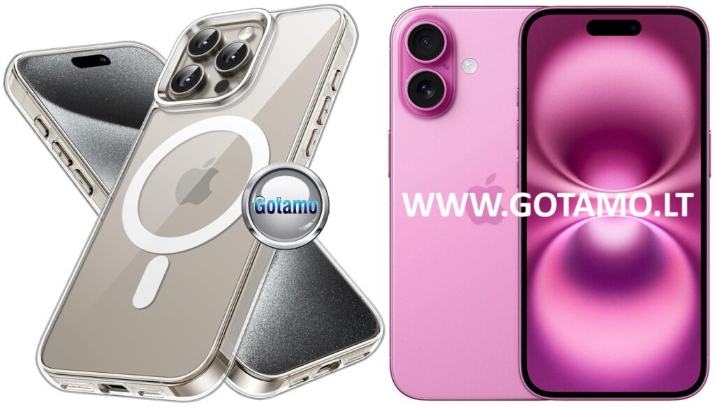 Magsafe jelly deklas Apple iPhone 16 skaidrus