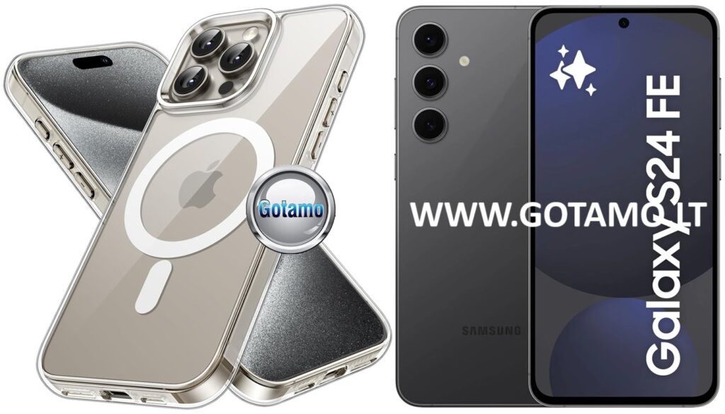 MagSafe Jelly dėklas Samsung Galaxy S24 FE skaidrus spalvos