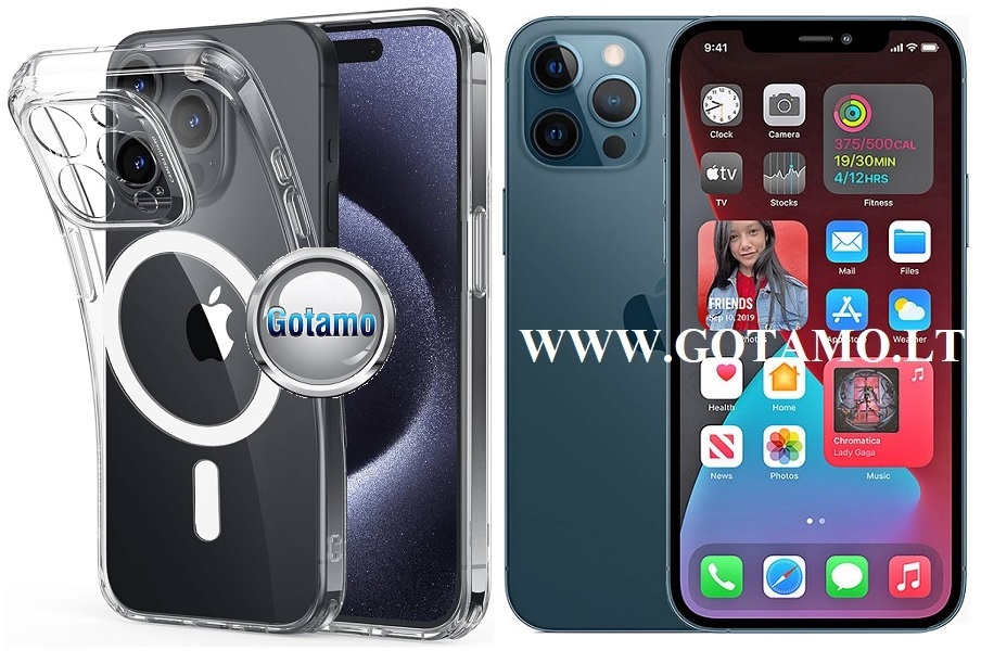 Magsafe jelly deklas kamerai Apple iPhone 12 pro skaidrus