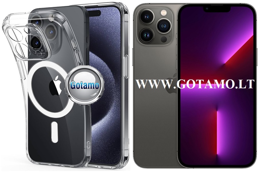 Jelly deklas kamerai Apple iPhone 13 pro max skaidrus
