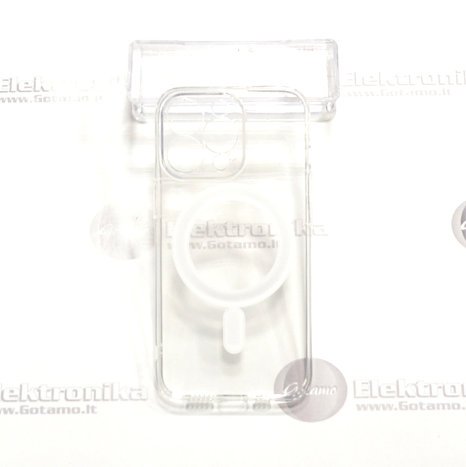 MagSafe Jelly dėklas nugarėlė su apsauga kamerai Apple iPhone 13 Pro telefonui skaidrus 2 Magsafe jelly deklas kamerai Apple iPhone 13 pro skaidrus 2