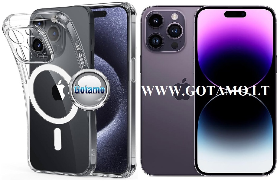 Jelly deklas kamerai Apple iPhone 14 pro max skaidrus