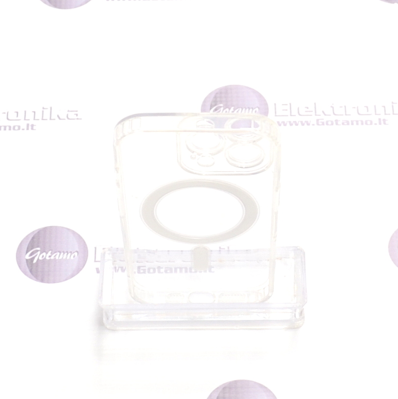 MagSafe Jelly dėklas nugarėlė su apsauga kamerai Apple iPhone 16 Pro telefonui skaidrus 4 Magsafe jelly deklas kamerai Apple iPhone 16 pro skaidrus 4