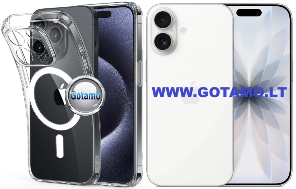 Magsafe jelly deklas kamerai Apple iPhone 17 skaidrus