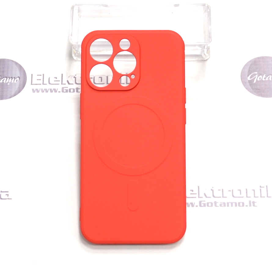 MagSafe Matte Plus dėklas nugarėlė Apple iPhone 13 Pro telefonui raudonos spalvos 2 Magsafe matte plus deklas Apple iPhone 13 pro raudonos 2