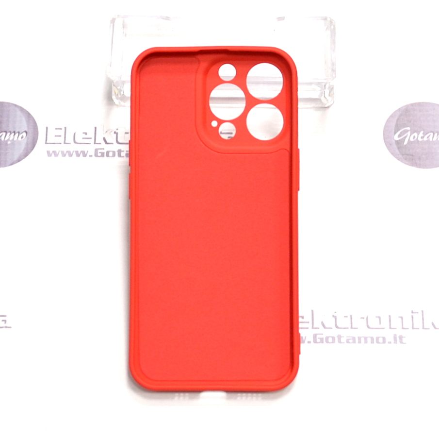 MagSafe Matte Plus dėklas nugarėlė Apple iPhone 13 Pro telefonui raudonos spalvos 3 Magsafe matte plus deklas Apple iPhone 13 pro raudonos 3