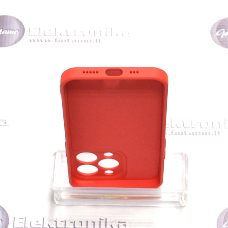 MagSafe Matte Plus dėklas nugarėlė Apple iPhone 13 Pro telefonui raudonos spalvos 5 Magsafe matte plus deklas Apple iPhone 13 pro raudonos 5