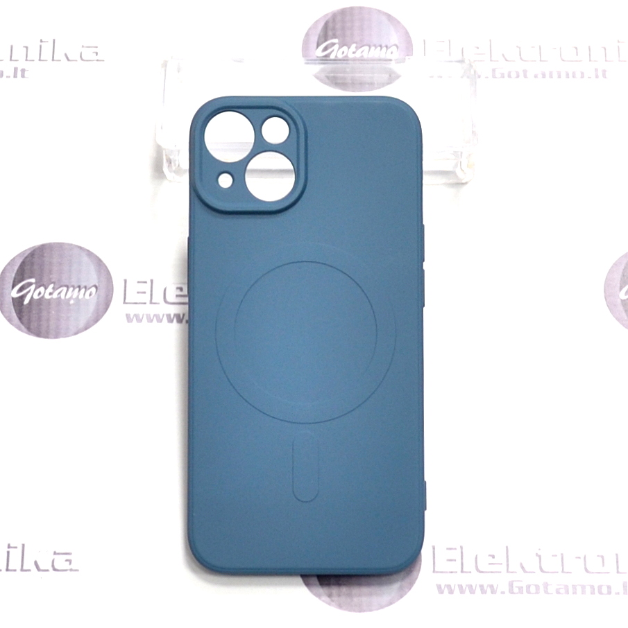 MagSafe Matte Plus dėklas nugarėlė Apple iPhone 13 telefonui tamsiai mėlynos spalvos 2 Magsafe matte plus deklas Apple iPhone 13 tamsiai melynos 2