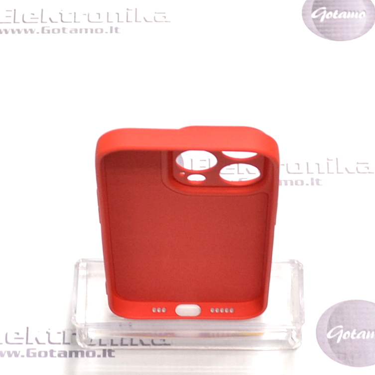 MagSafe Matte Plus dėklas nugarėlė Apple iPhone 14 Pro telefonui raudonos spalvos 4 Magsafe matte plus deklas Apple iPhone 14 pro raudonos 4
