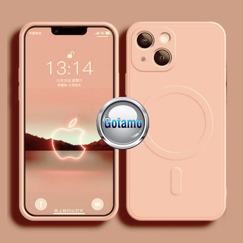 MagSafe Matte Plus dėklas nugarėlė Apple iPhone 16e / Apple iPhone 17e, šviesiai oranžinis 6 Matte plus deklas Apple iPhone 16e 17e sviesiai oranzinis 6