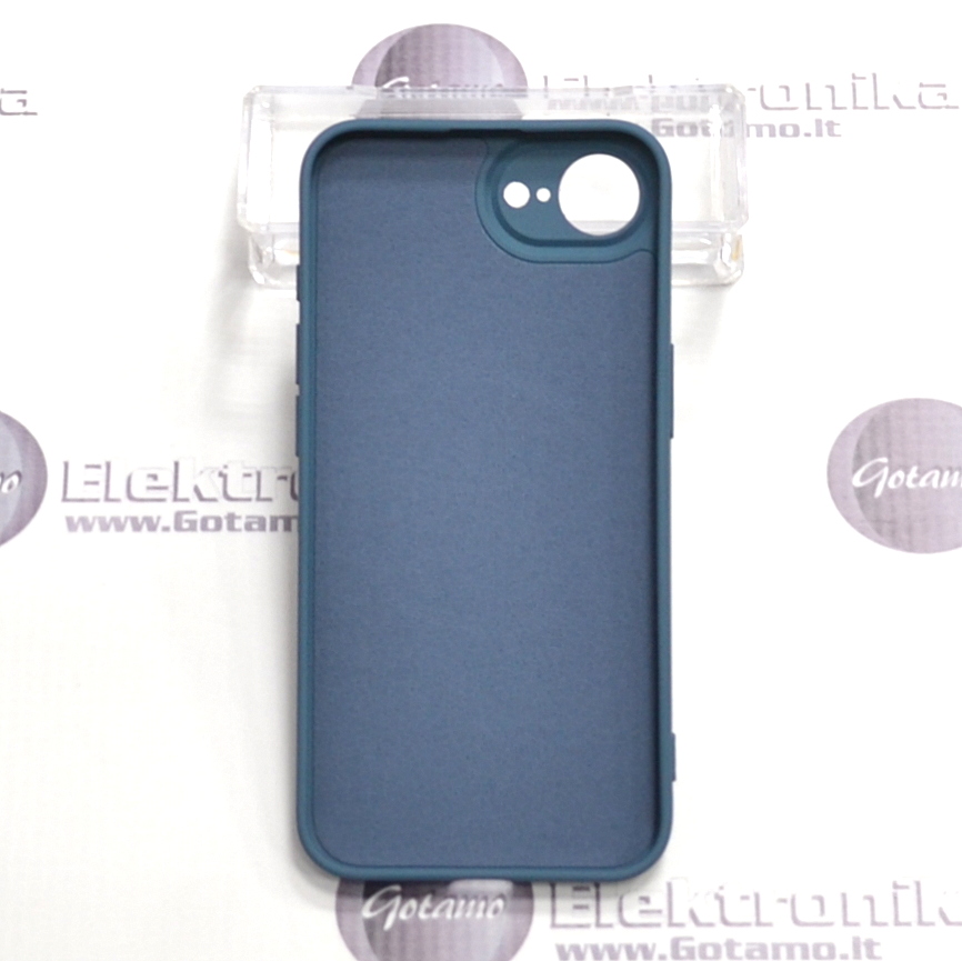MagSafe Matte Plus dėklas nugarėlė Apple iPhone 16e / Apple iPhone 17e, tamsiai mėlynas 3 Matte plus deklas Apple iPhone 16e 17e tamsiai melynas 3