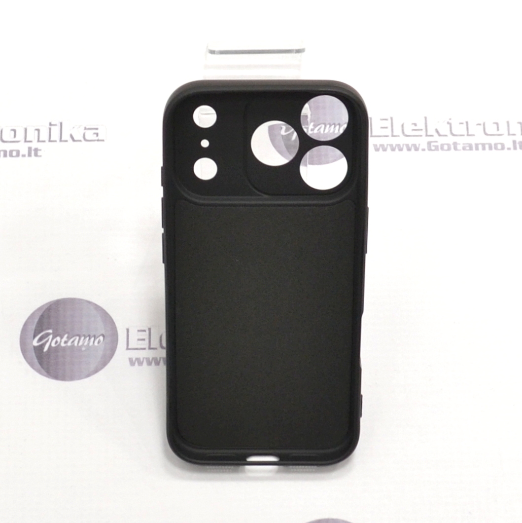 MagSafe Matte Plus dėklas nugarėlė Apple iPhone 17 Pro telefonui juodos spalvos 3 Magsafe matte plus deklas Apple iPhone 17 pro juodos 3