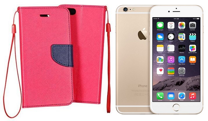 Manager dėklas Apple iPhone 6 6s rožinės