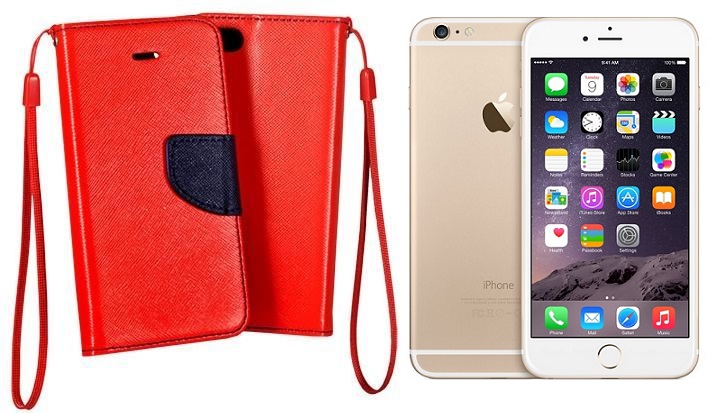 Manager deklas Apple iPhone 6 plus 6s plus raudonos
